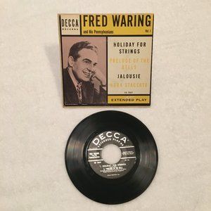 1953 DECCA Records 45"EP Fred Waring (4 songs)
